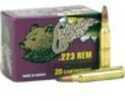 223 Rem 62 Grain Soft Point 20 Rounds BEAR Ammunition 223 Remington